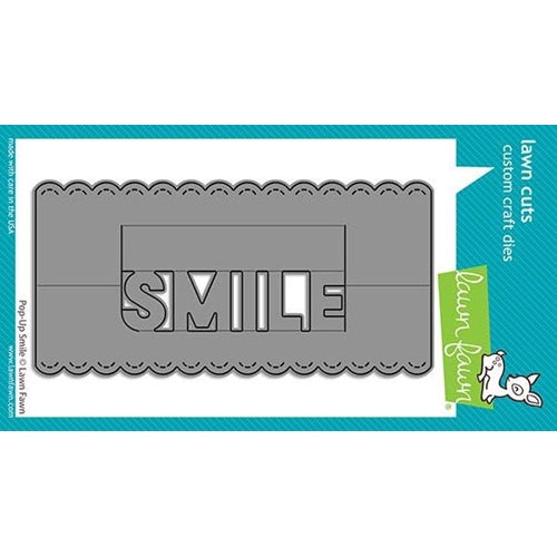 Simon Says Stamp! Lawn Fawn POP-UP SMILE Die Cut lf2528*