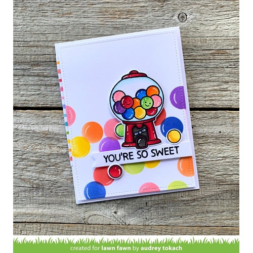 Simon Says Stamp! Lawn Fawn BIG BUBBLES Stencil lf2535