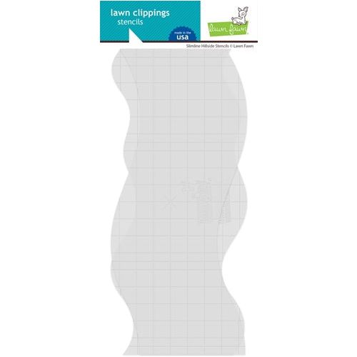 Simon Says Stamp! Lawn Fawn SLIMLINE HILLSIDE Stencils lf2536