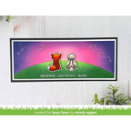 Simon Says Stamp! Lawn Fawn SLIMLINE SIMPLE HILLSIDE Stencils lf2537*