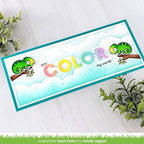 Simon Says Stamp! Lawn Fawn SLIMLINE CLOUDY Stencils lf2538
