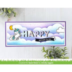 Simon Says Stamp! Lawn Fawn SLIMLINE CLOUDY Stencils lf2538