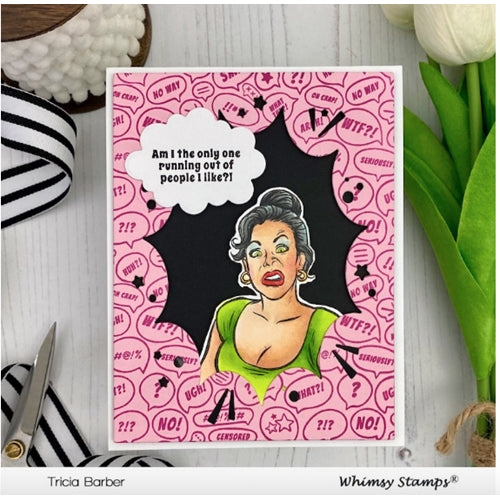 Simon Says Stamp! Whimsy Stamps MEME PEOPLE Clear Stamps CWSD367