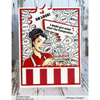 Simon Says Stamp! Whimsy Stamps MEME OH LOOK Clear Stamps CWSD366