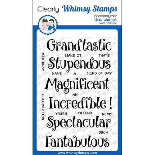 Simon Says Stamp! Whimsy Stamps FANTABULOUS Clear Stamps CWSD364