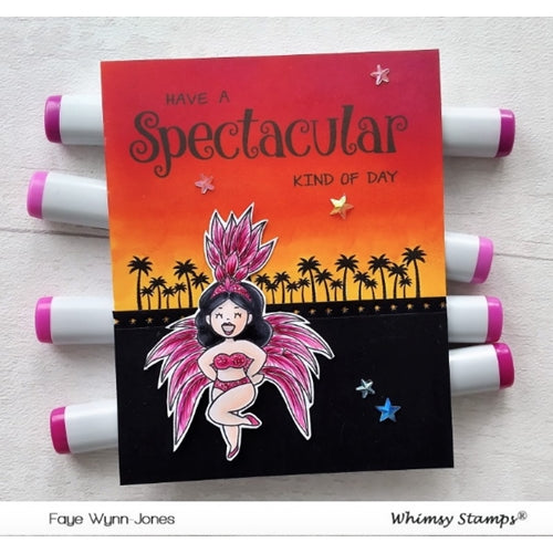 Simon Says Stamp! Whimsy Stamps FANTABULOUS Clear Stamps CWSD364