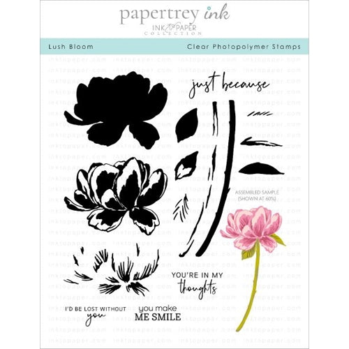 Simon Says Stamp! Papertrey Ink LUSH BLOOM Clear Stamps 1259*