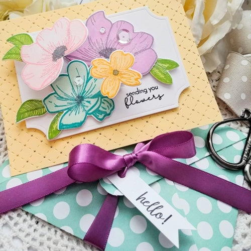 Simon Says Stamp! Ink to Paper POP UP FLORALS Clear Stamps 1263*