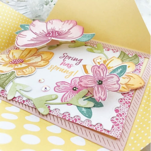 Simon Says Stamp! Ink to Paper POP UP FLORALS Clear Stamps 1263*