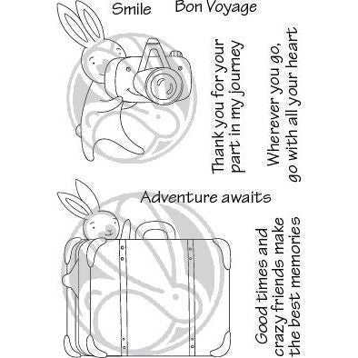 Simon Says Stamp! The Rabbit Hole Designs ADVENTURE AWAITS Clear Stamps TRH 91*