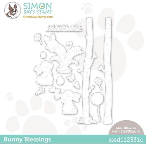 Simon Says Stamp! Simon Says Stamp BUNNY BLESSINGS Wafer Dies sssd112331c