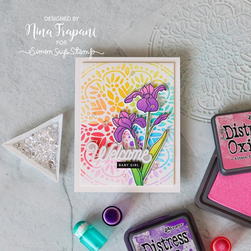 Simon Says Stamp! CZ Design Wafer Dies WELCOMING czd131c Hello Beautiful | color-code:ALT0