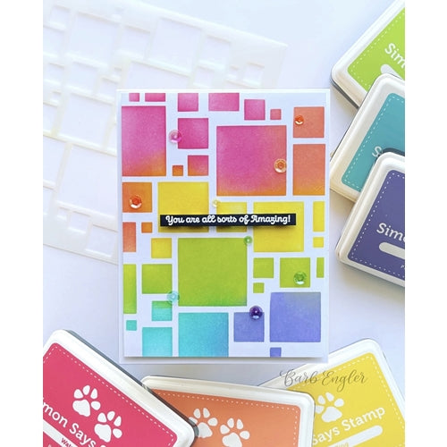 Simon Says Stamp! Simon Says Stamp Stencil MIX AND MATCH SQUARES ssst121520 | color-code:ALT0