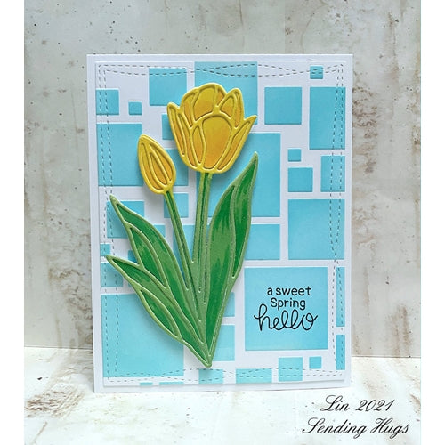 Simon Says Stamp! Simon Says Stamp Stencil MIX AND MATCH SQUARES ssst121520 | color-code:ALT4