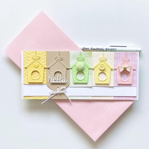 Simon Says Stamp! Simon Says Stamp BITTY BIRDHOUSE Wafer Die sssd112332