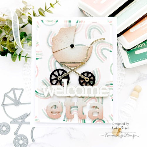 Simon Says Stamp! Simon Says Stamp INTERACTIVE BABY STROLLER Wafer Dies w 50 brads sssd112304 | color-code:ALT1