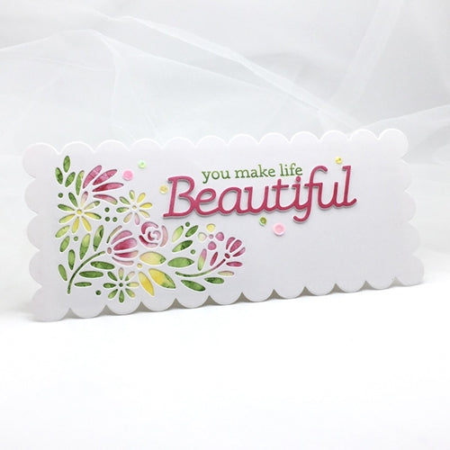 Simon Says Stamp! Simon Says Stamp CAPITAL B BEAUTIFUL Wafer Dies sssd112334