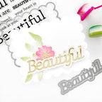 Simon Says Stamp! Simon Says Stamp CAPITAL B BEAUTIFUL Wafer Dies sssd112334