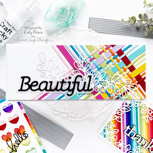 Simon Says Stamp! Simon Says Stamp CAPITAL B BEAUTIFUL Wafer Dies sssd112334 | color-code:ALT01