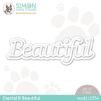 Simon Says Stamp! Simon Says Stamp CAPITAL B BEAUTIFUL Wafer Dies sssd112334