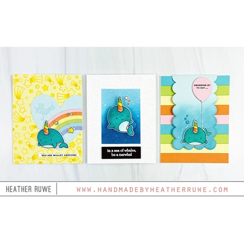 Simon Says Stamp! CZ Design Clear Stamps NARWHAL FRIENDS cz366c Hello Beautiful | color-code:ALT00