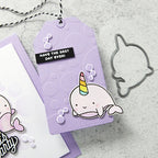 Simon Says Stamp! CZ Design Clear Stamps NARWHAL FRIENDS cz366c Hello Beautiful