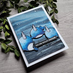 Simon Says Stamp! CZ Design Clear Stamps NARWHAL FRIENDS cz366c Hello Beautiful