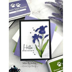 Simon Says Stamp! Simon Says Clear Stamps SKETCH IRIS sss302256c *