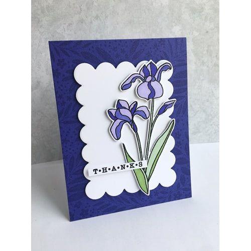 Simon Says Stamp! Simon Says Clear Stamps SKETCH IRIS sss302256c *