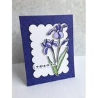 Simon Says Stamp! Simon Says Clear Stamps SKETCH IRIS sss302256c *