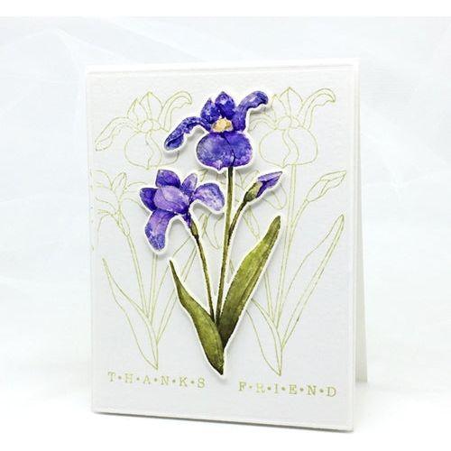 Simon Says Stamp! Simon Says Clear Stamps SKETCH IRIS sss302256c *