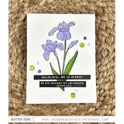 Simon Says Stamp! Simon Says Clear Stamps SKETCH IRIS sss302256c *