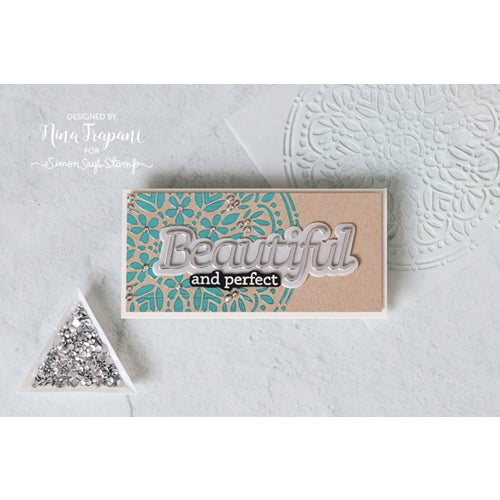 Simon Says Stamp! Simon Says Clear Stamps SLIMLINE BEAUTIFUL YOU sss202289 | color-code:ALT0