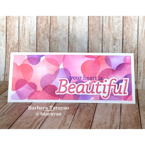 Simon Says Stamp! Simon Says Clear Stamps SLIMLINE BEAUTIFUL YOU sss202289