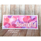 Simon Says Stamp! Simon Says Clear Stamps SLIMLINE BEAUTIFUL YOU sss202289