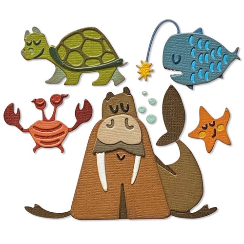 Simon Says Stamp! Tim Holtz Sizzix UNDER THE SEA 2 Colorize Thinlits Dies 665378