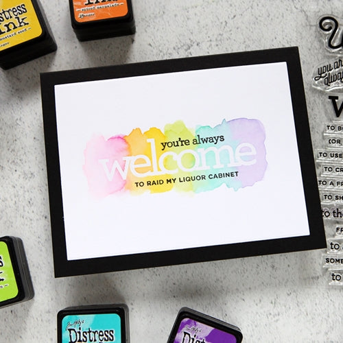 Simon Says Stamp! CZ Design Clear Stamps WELCOMING cz367c Hello Beautiful | color-code:ALT0