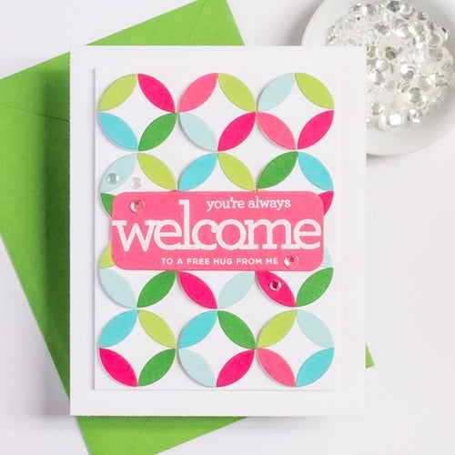 Simon Says Stamp! CZ Design Clear Stamps WELCOMING cz367c Hello Beautiful | color-code:ALT1