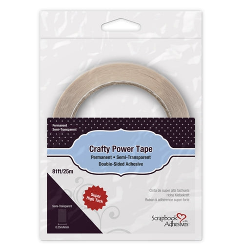 Scrapbook Adhesives Crafty Power Tape Refill-.25X81