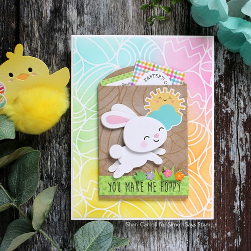 Simon Says Stamp! Simon Says Stamp Stencil EGG HUNT ssst121536 | color-code:ALT0