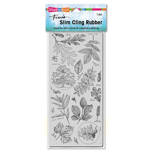 Simon Says Stamp! Stampendous Cling Stamp SLIM LEAFY TREES csl06*