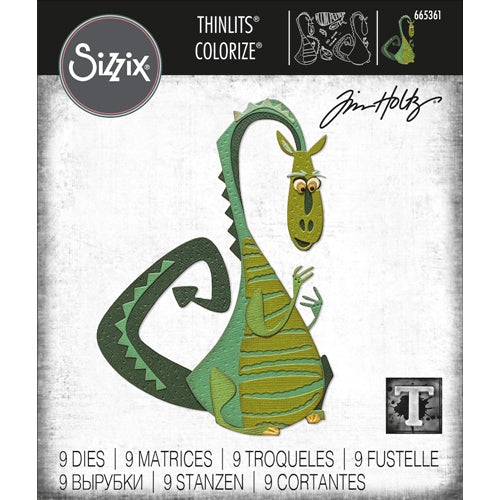 Simon Says Stamp! Tim Holtz Sizzix RUPERT Colorize Thinlits Dies 665361
