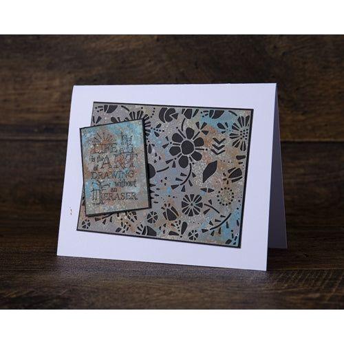 Simon Says Stamp! Tim Holtz Sizzix FOLK FLOWERS Thinlits Dies 665363