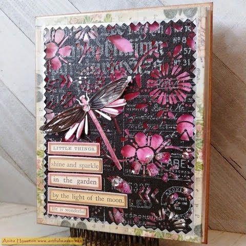 Simon Says Stamp! Tim Holtz Sizzix FOLK FLOWERS Thinlits Dies 665363