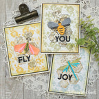 Simon Says Stamp! Tim Holtz Sizzix FUNKY INSECTS Thinlits Dies 665364