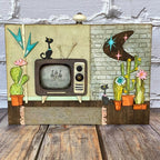 Simon Says Stamp! Tim Holtz Sizzix FUNKY CACTUS Thinlits Dies 665365