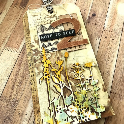 Simon Says Stamp! Tim Holtz Sizzix FLOWER FIELD Thinlits Dies 665369