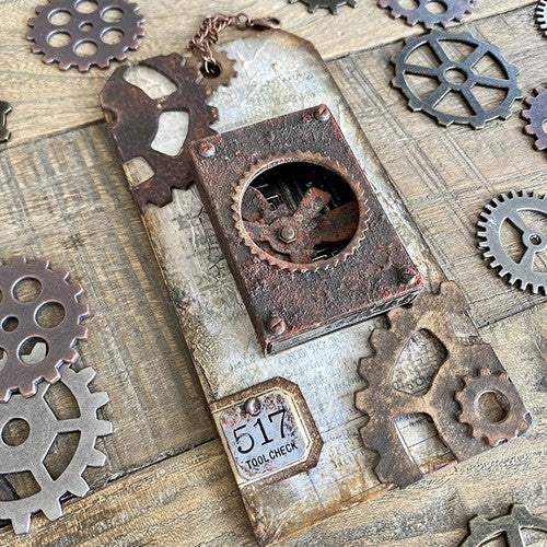 Simon Says Stamp! Tim Holtz Sizzix CIRCUIT 3D Texture Fades Embossing Folder 665372 | color-code:ALT6