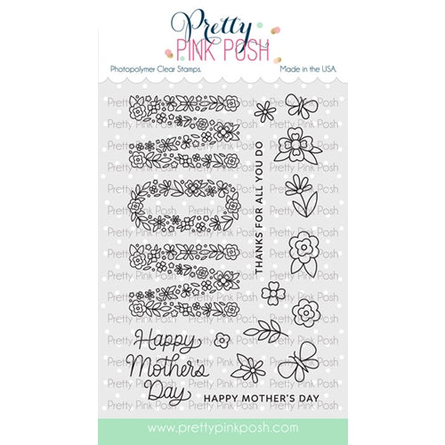 Simon Says Stamp! Pretty Pink Posh MOM Clear Stamps*