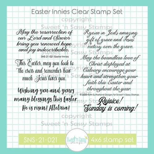 Simon Says Stamp! Sweet 'N Sassy EASTER INNIES Clear Stamp Set sns21021